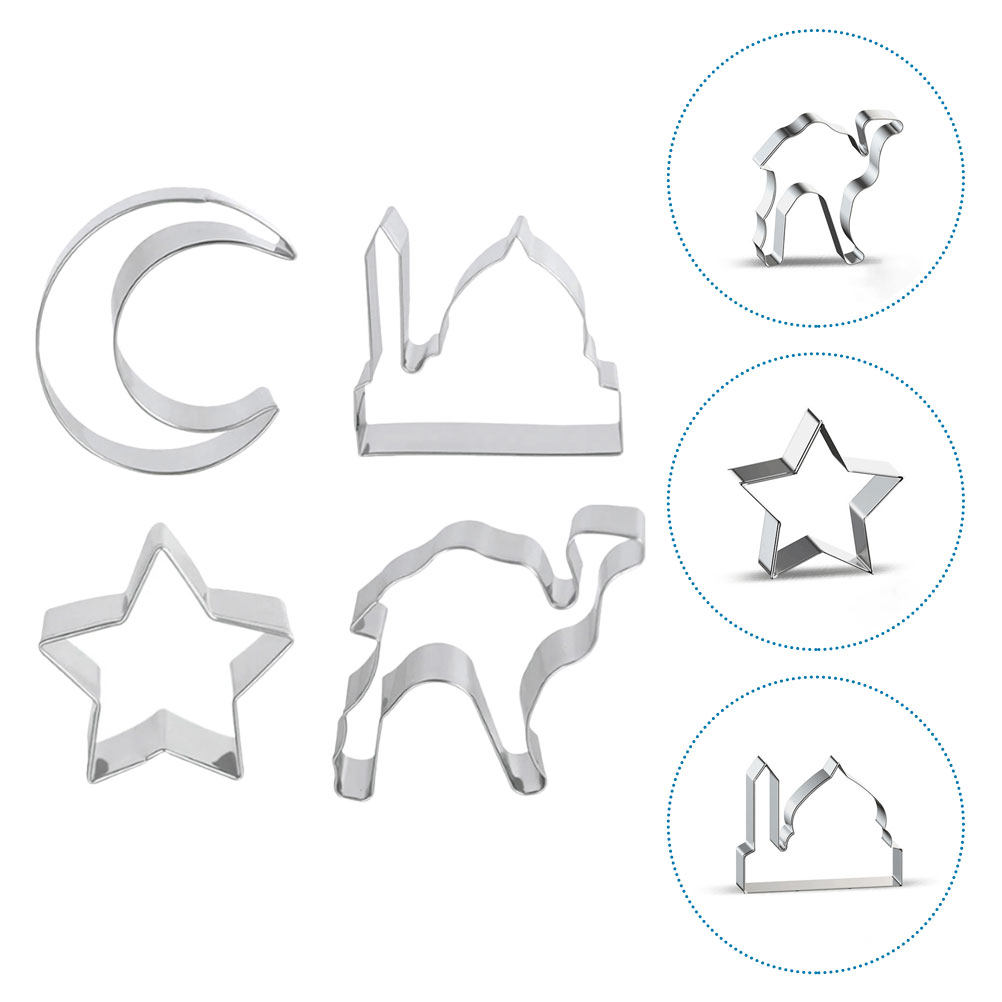 Kitchen Baking Supplies - Set di 1 Tagliabiscotti in Acciaio