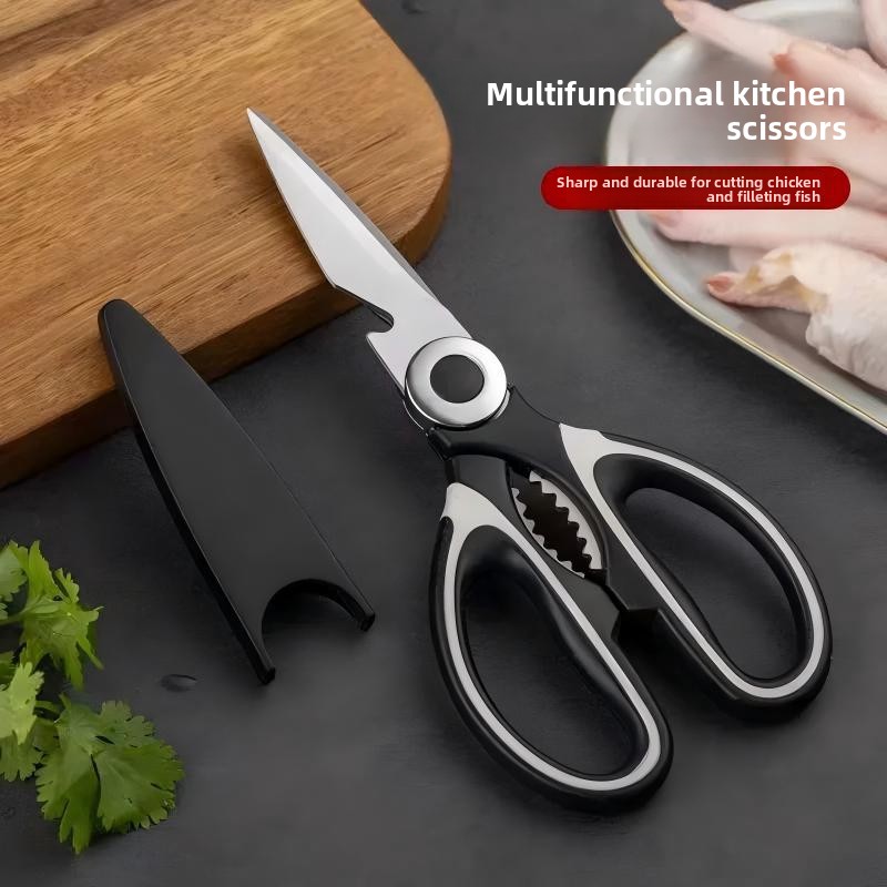 Kitchen Jobs - Forbici da Cucina in Acciaio Inossidabile,