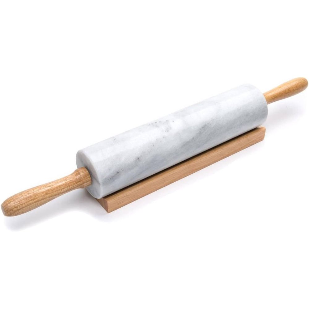 Rolling Pin Marble - Mattarello in Marmo Bianco da 10