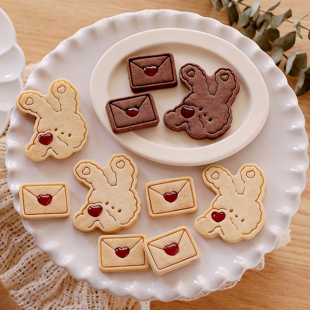 Kitchen Baking Supplies - Stampini per Biscotti di San Valentino,