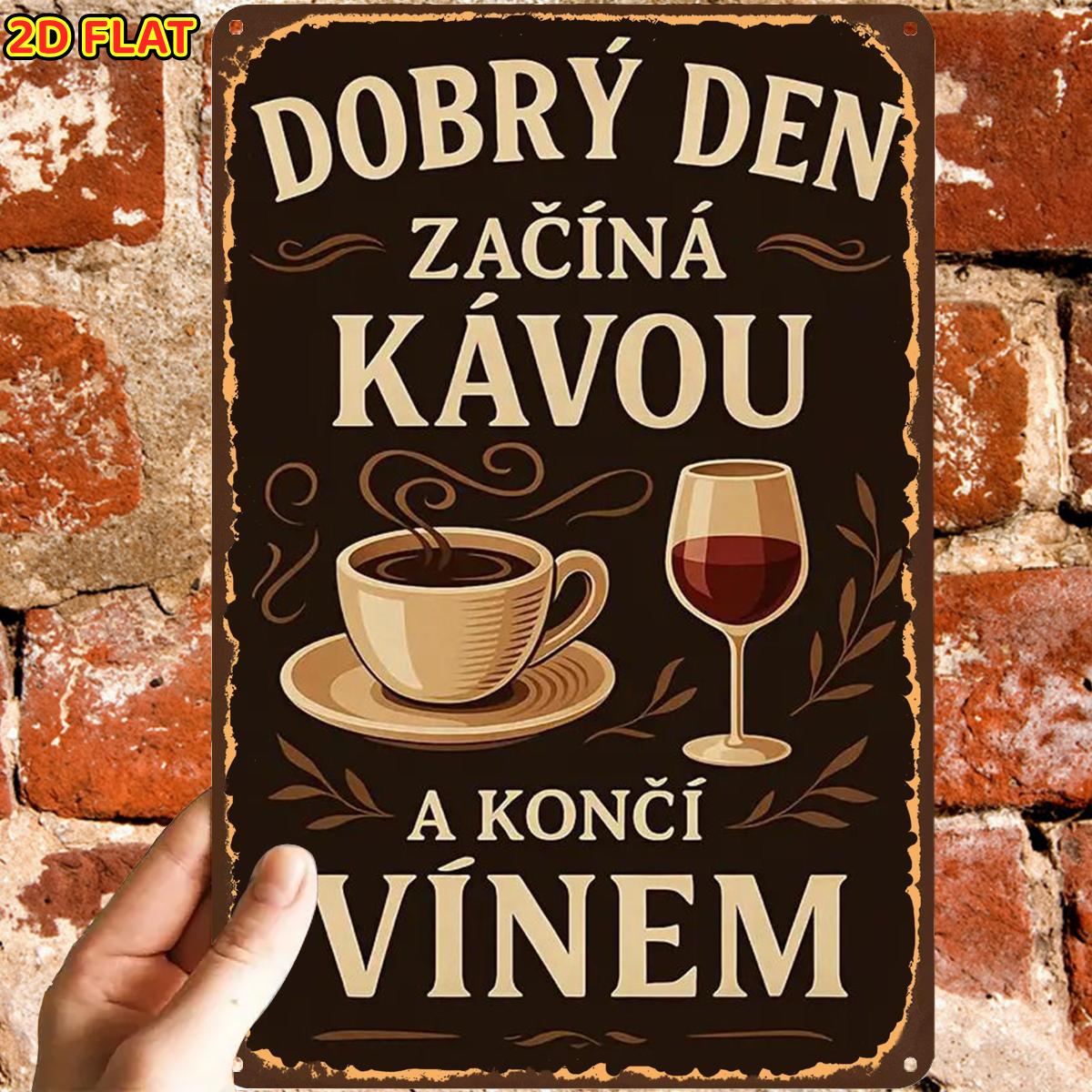 Kitchen Zain - Targa Vintage in Alluminio con Citazione