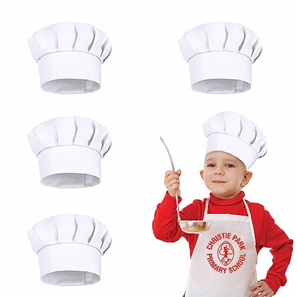 Baking Kitchen Design - Set di 4 Cappelli da Cuoco