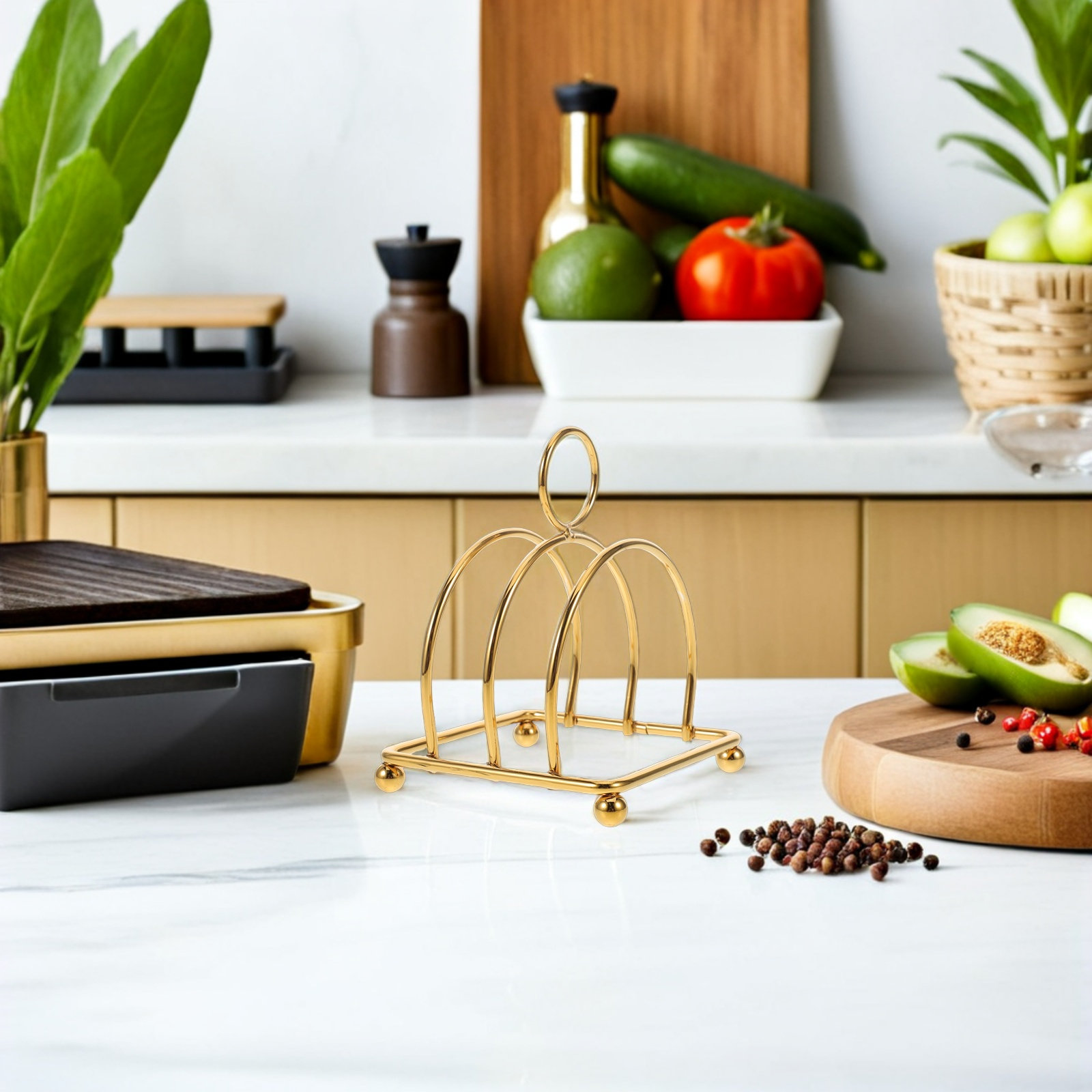 Porta Tostine in Acciaio Inox, - Kitchen Baking Rack recensione e prezzo