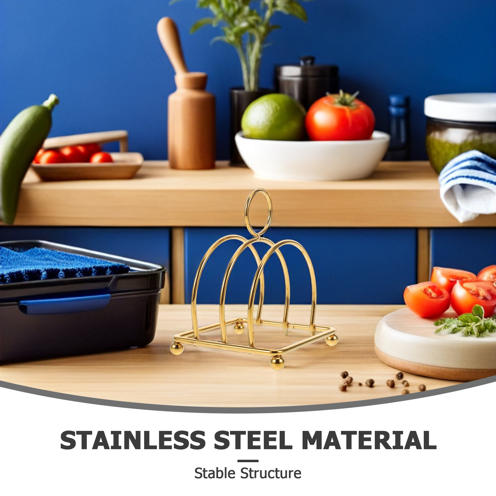 Porta Tostine in Acciaio Inox, - Kitchen Baking Rack recensione e prezzo