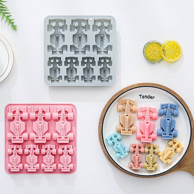 7 cavità Auto da corsa Stampo  - Silicone Cake Mold recensione e prezzo
