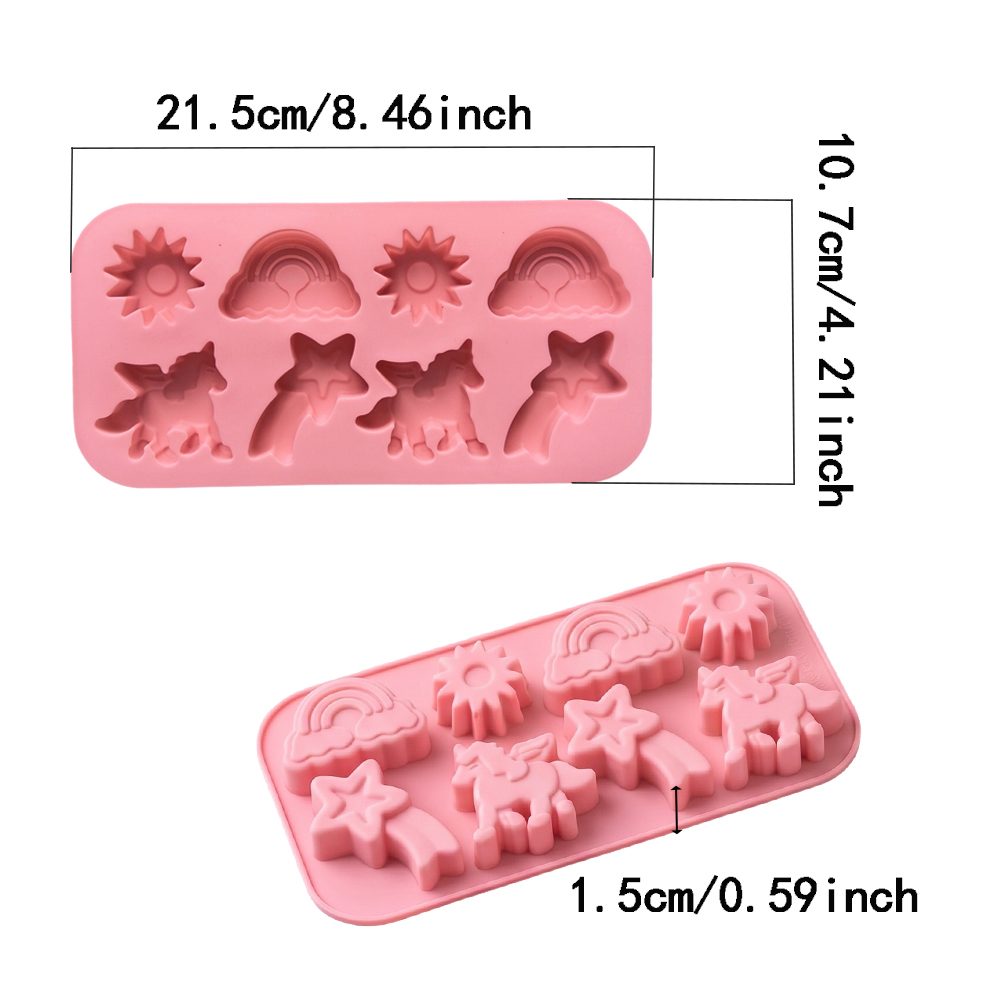 Stampo in silicone a 8 cavità  - Silicone Cake Mold recensione e prezzo