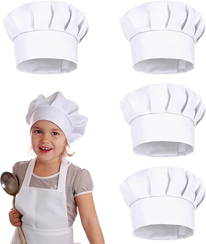 Set di 4 Cappelli da Cuoco per - Baking Kitchen Design recensione e prezzo